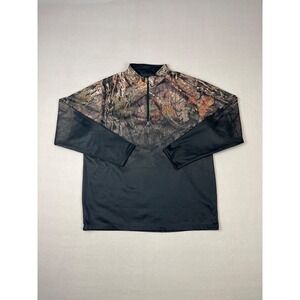 Unv Of Minnesota Golden Gophers Pullover Mens 2XL Brown camo 1/4‎ Zip Pullover